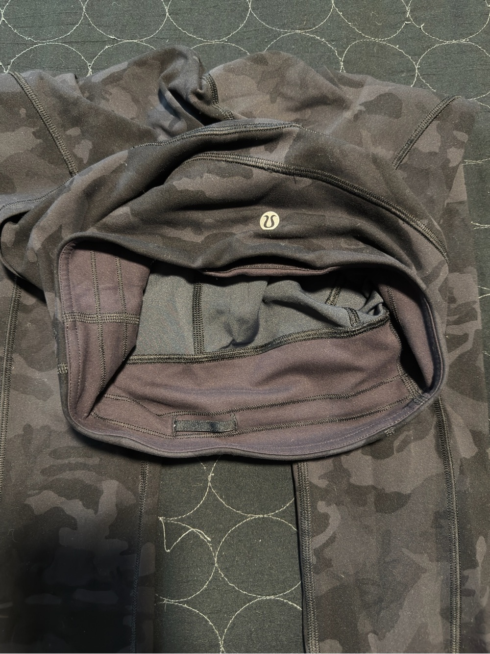 lululemon athletica Gray & Black Camo Performance leggings